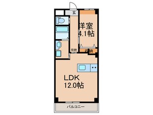 グリシーナの物件間取画像